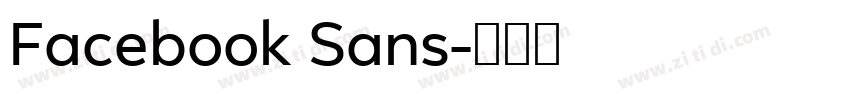 Facebook Sans字体转换